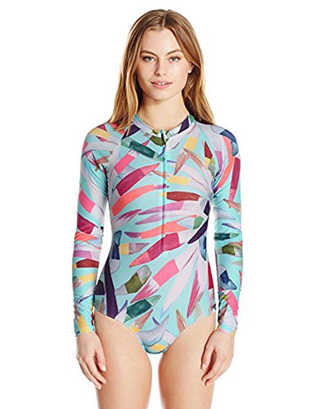 mara hoffman long sleeve swimsuit