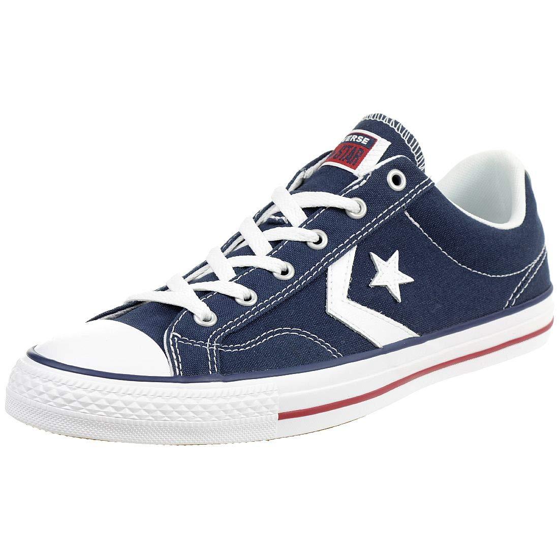 Converse Navy & White Star Player Re-mastered Trainers in Blue - Save 61% |  Lyst UK