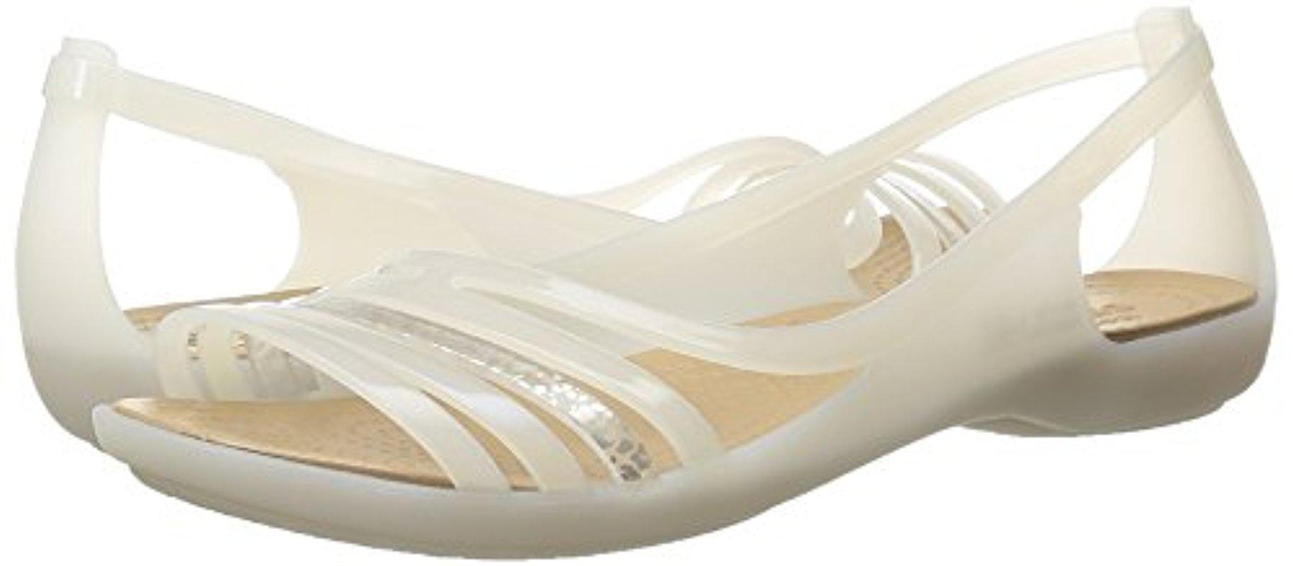 Crocs™ Isabella Huarache Flat Jelly Sandal | Lyst