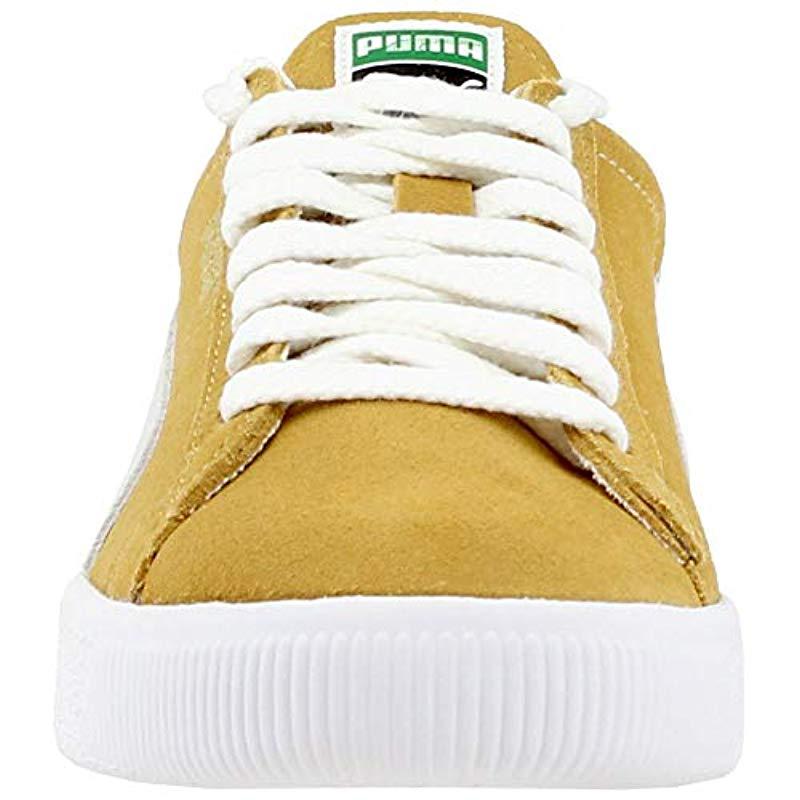 puma suede mustard yellow