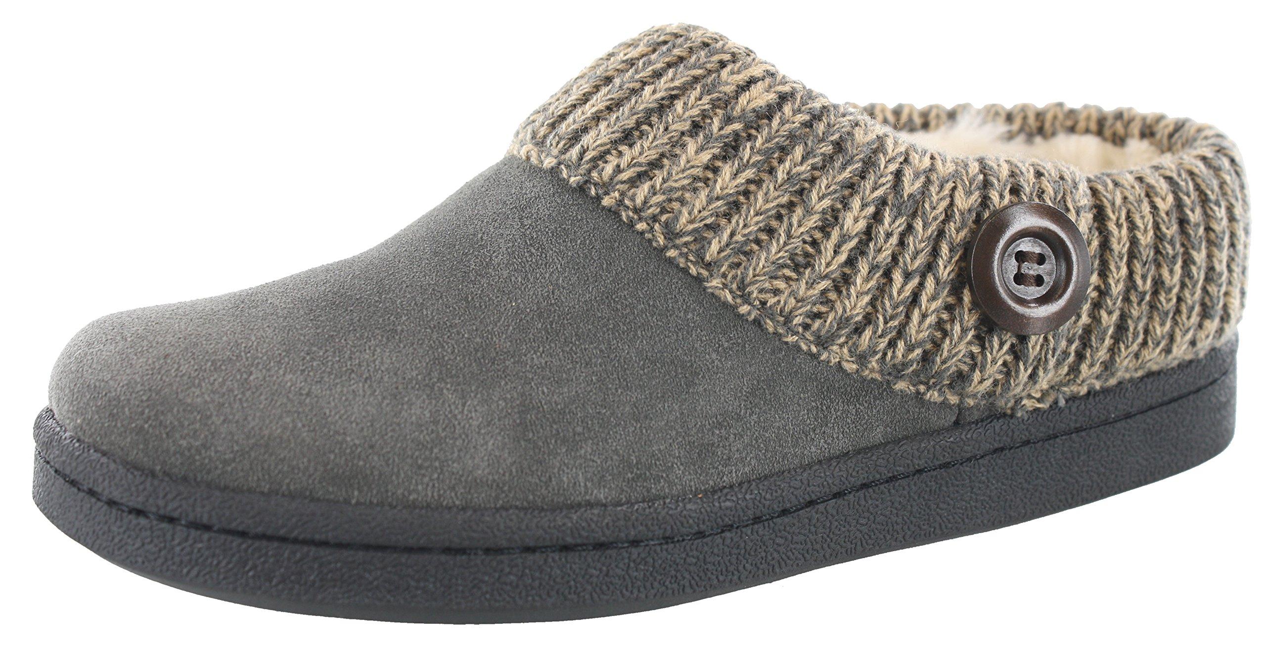 clarks suede scuff slipper