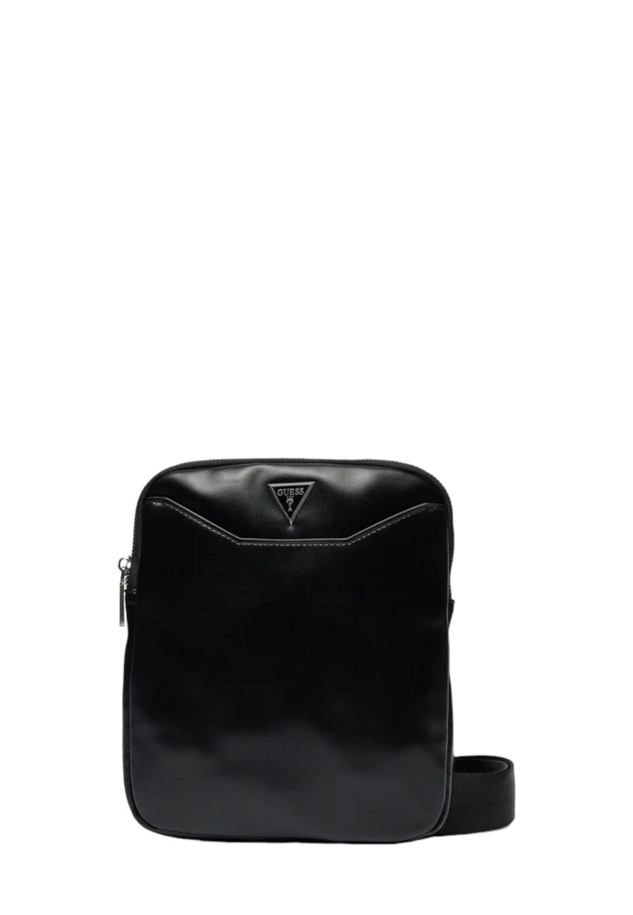 Zaino GUESS Voyager - Borsa Uomo In Nylon Balistico Idrorepellente, Con Logo Triangle In Metallo - Per Ufficio E Viaggi