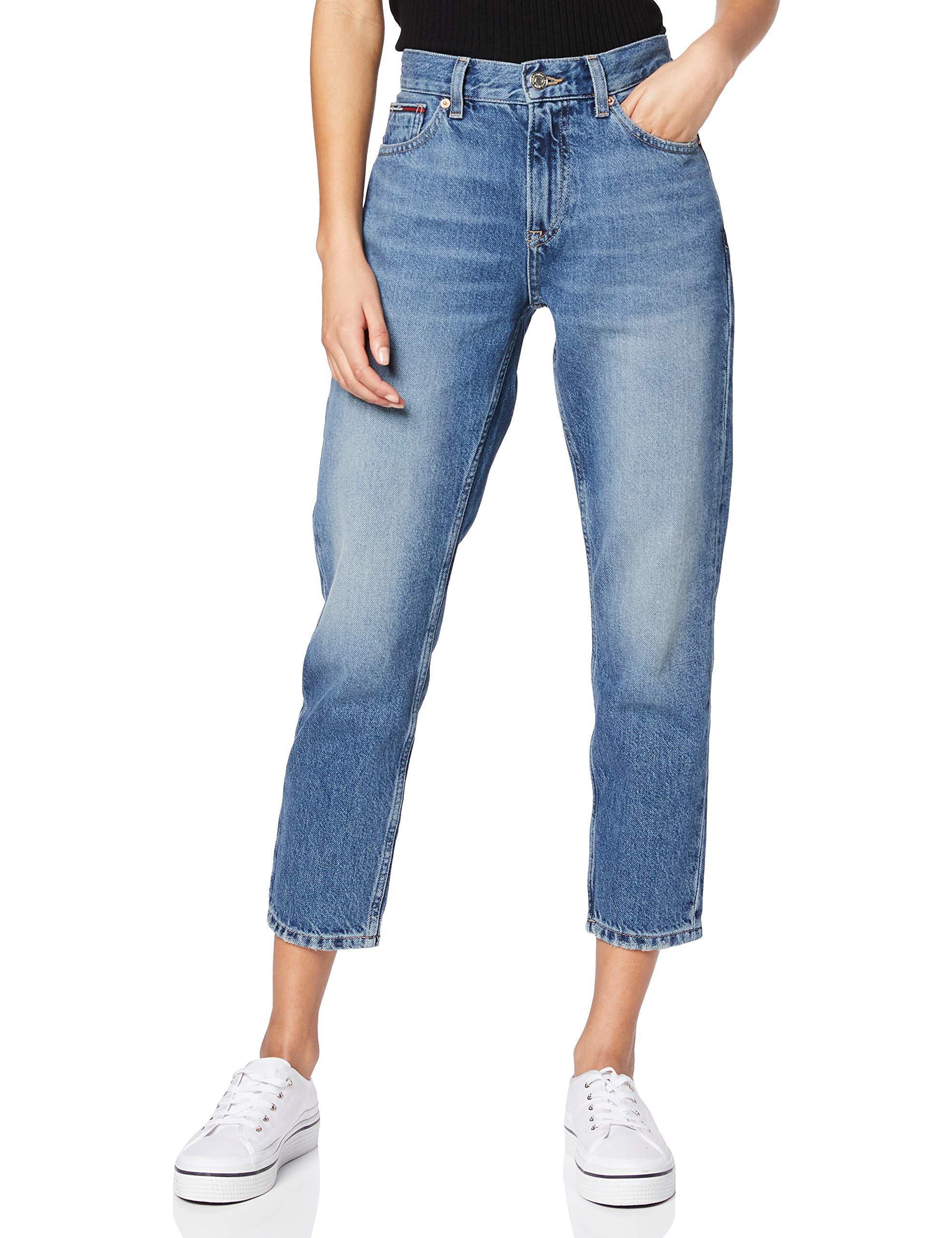 Tommy Hilfiger Izzy High Rise Slim Ankle Sndm Straight Jeans in Blau | Lyst  DE