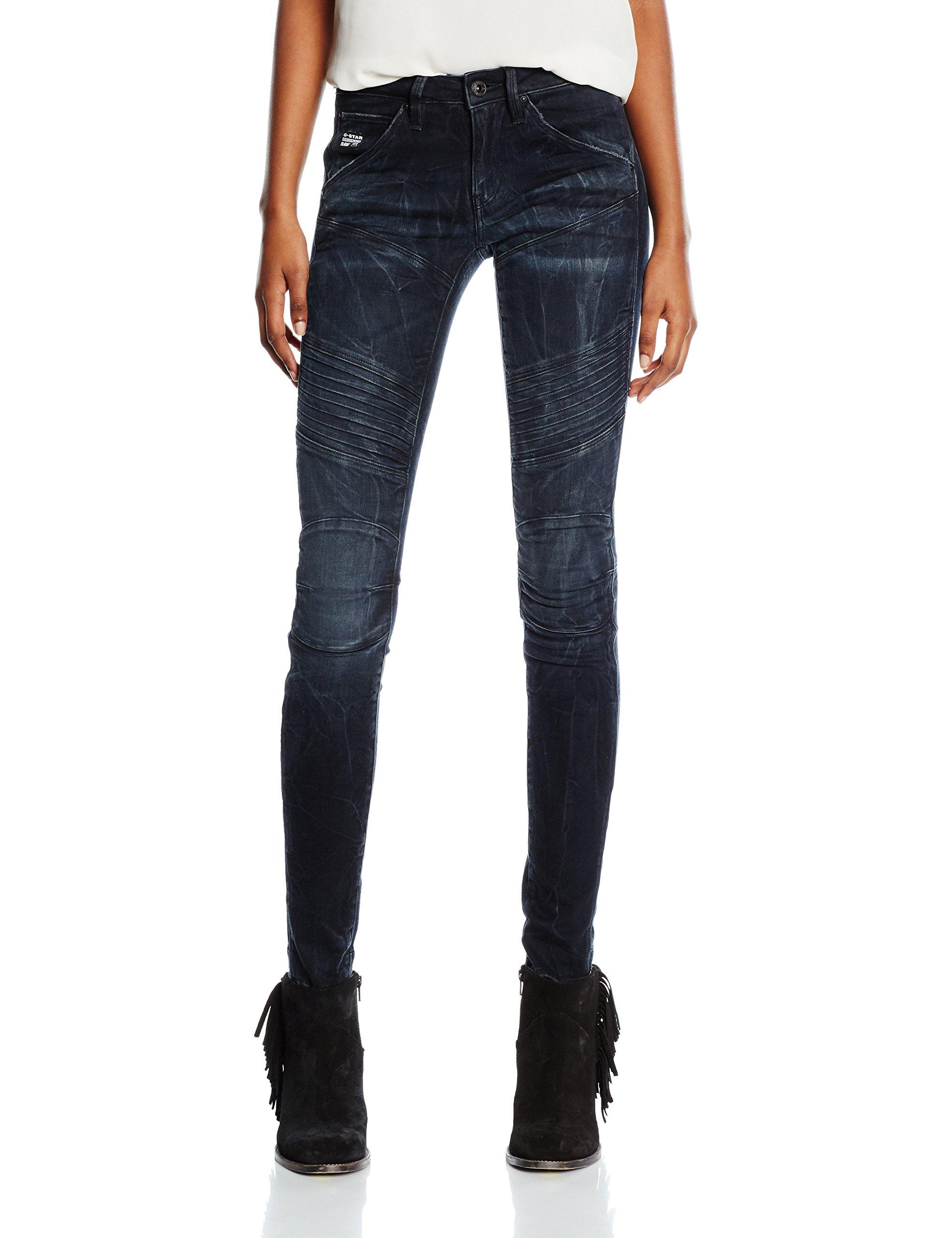 G-Star RAW Denim G-STAR Damen Elwood 5620 Elwood Custom Midge Skinny Jeans  in Blau - Sparen Sie 77% | Lyst DE
