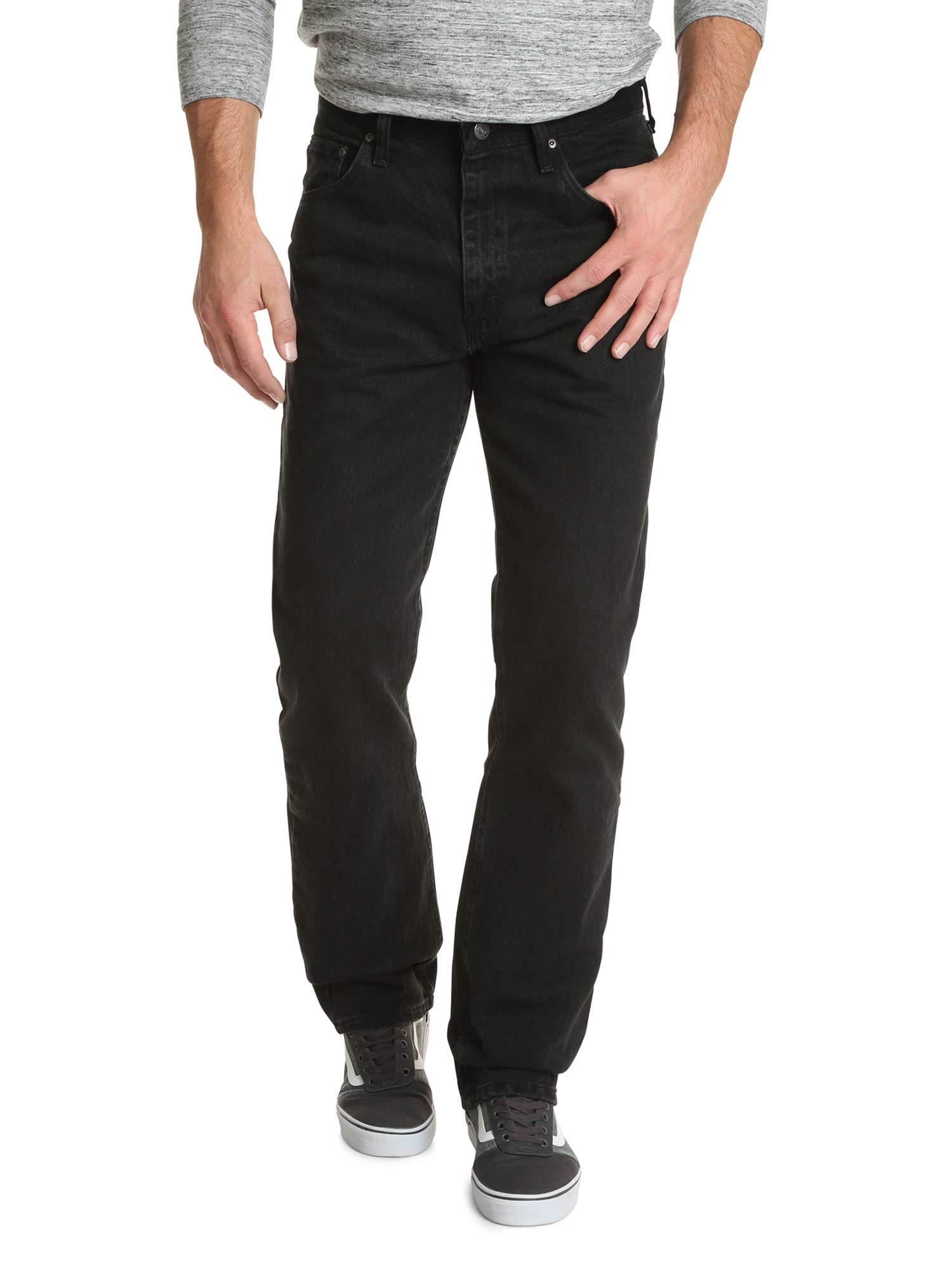 Wrangler Cotton Authentics Classic Relaxed Fit Jean in Black for Men - Lyst