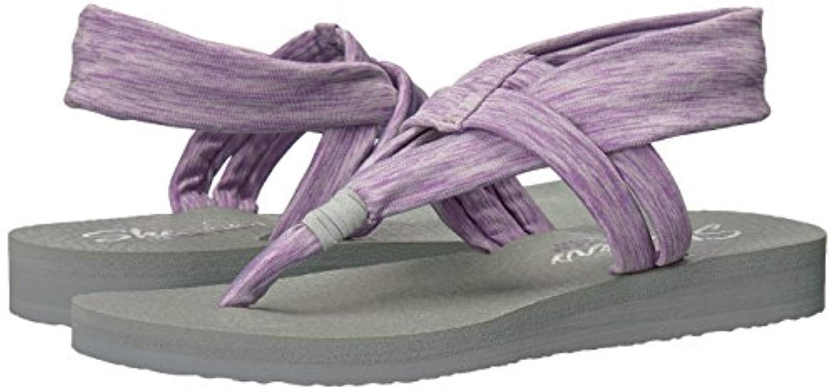 Skechers Meditation Studio Kicks Toe Ring Sandal | Lyst