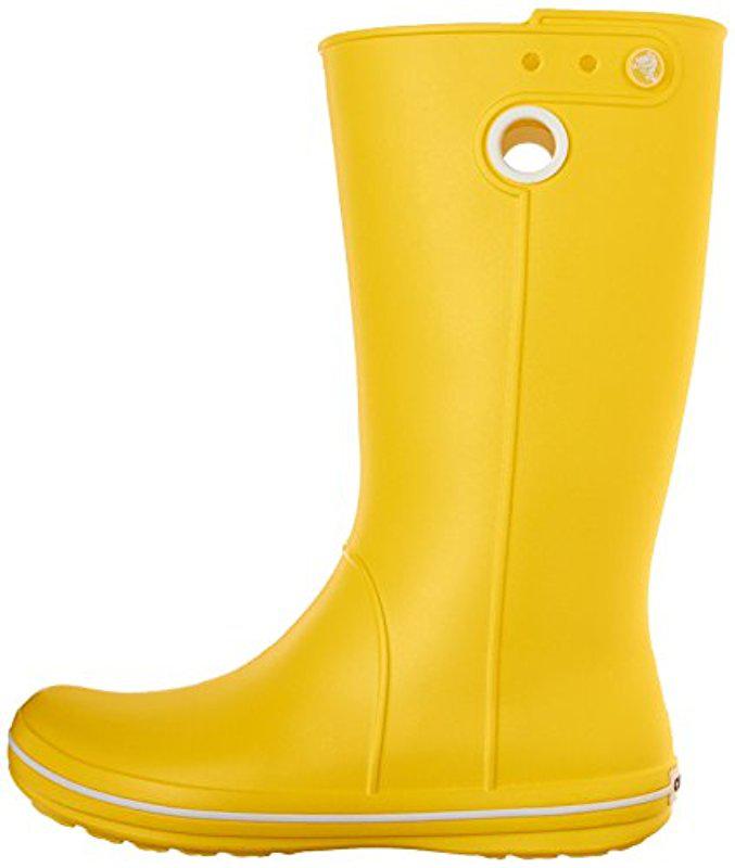 crocs jaunt shorty boot yellow