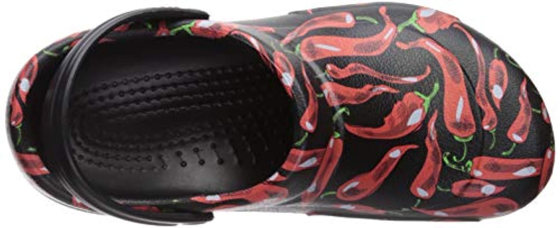 Crocs™ Adult Bistro Peppers Clog Black/red 4 Us / 6 Us M Us | Lyst