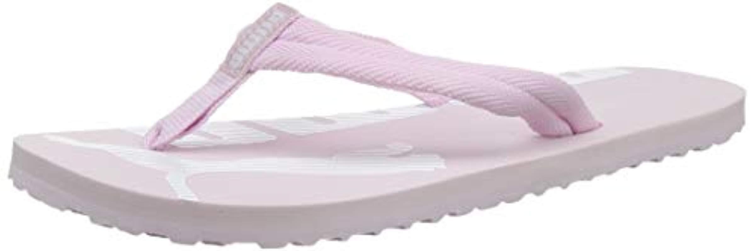 chanclas puma rosa