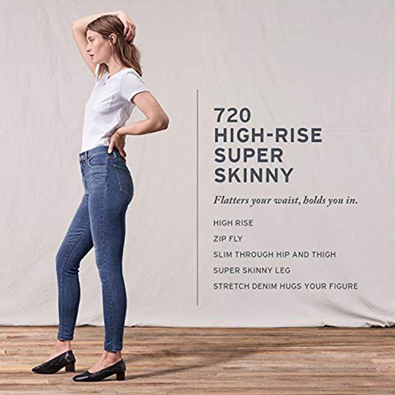 levi's 720 super skinny high rise