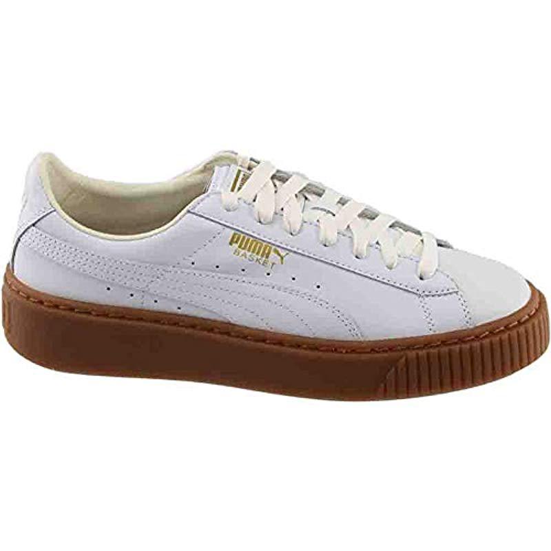 women's basket platform core fashion sneaker
