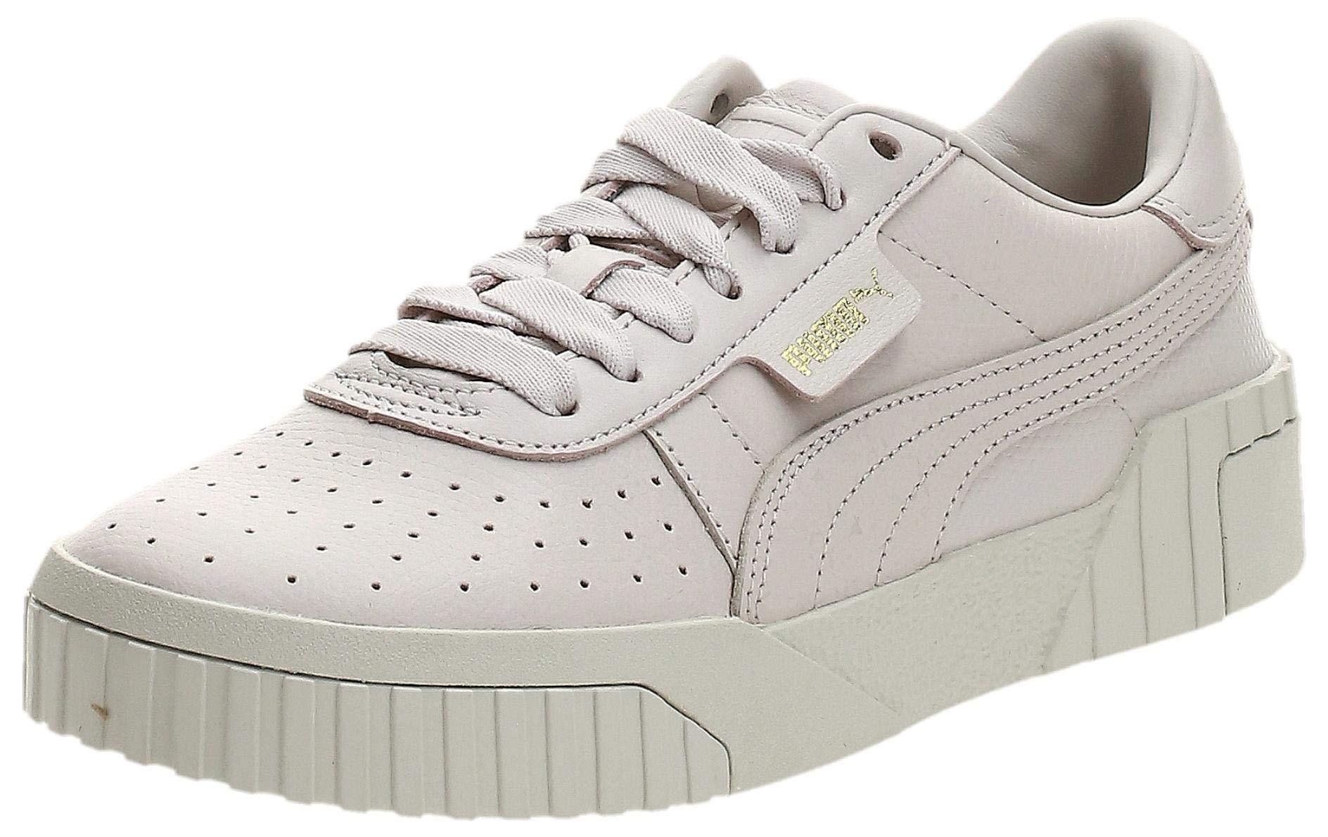 PUMA Leather Cali Emboss Wn's Low-top Trainers in Pink Pastel Parchment 06  (Metallic) - Save 59% - Lyst