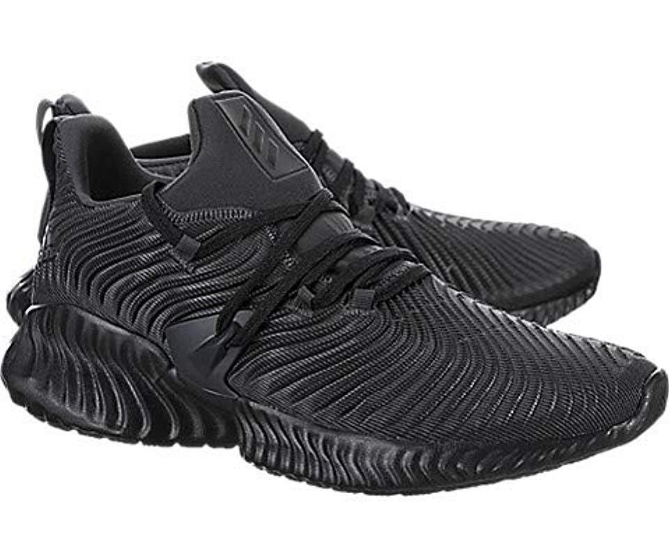 adidas running alphabounce instinct trainers in black