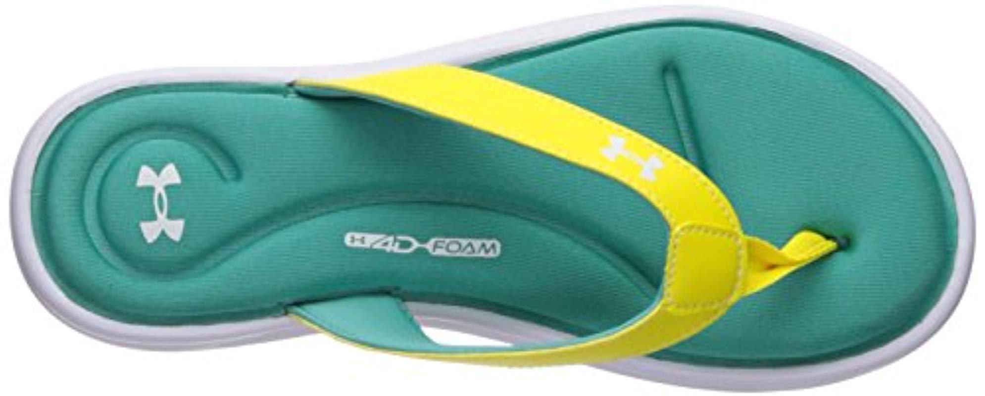 under armour women's marbella vi thong sneaker