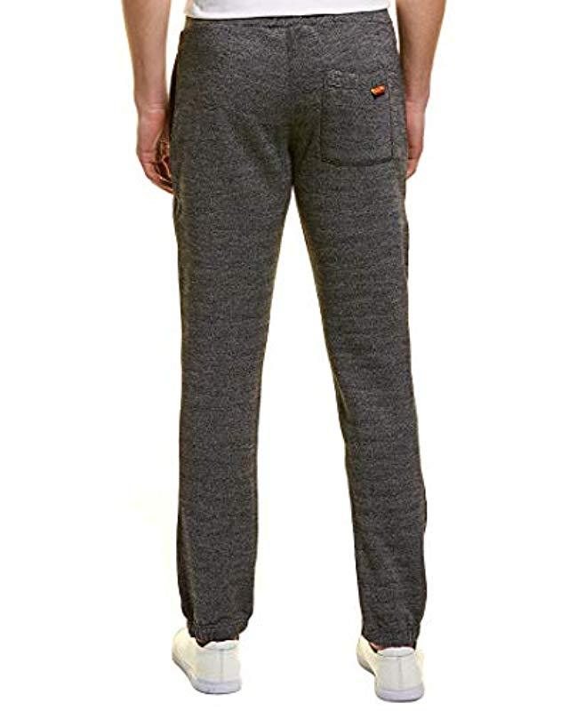 Superdry Cuffed Track & Field Jogger Sweatpants in Black for Men - Lyst