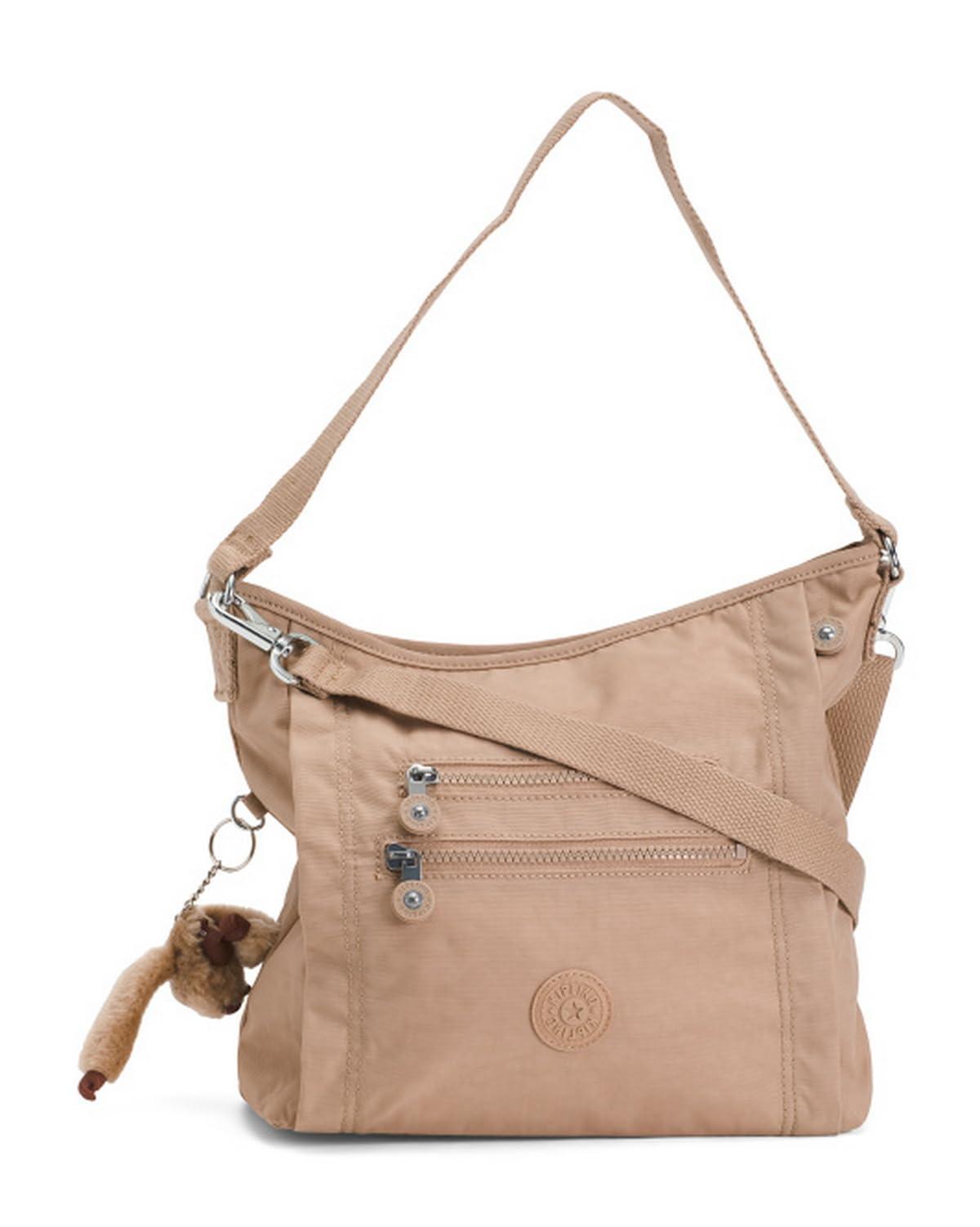 Kipling Belammie Handtasche Organisieren Zubehör Geräumiger Innenraum  Abnehmbarer Schultergurt Reisetasche in Natur | Lyst DE