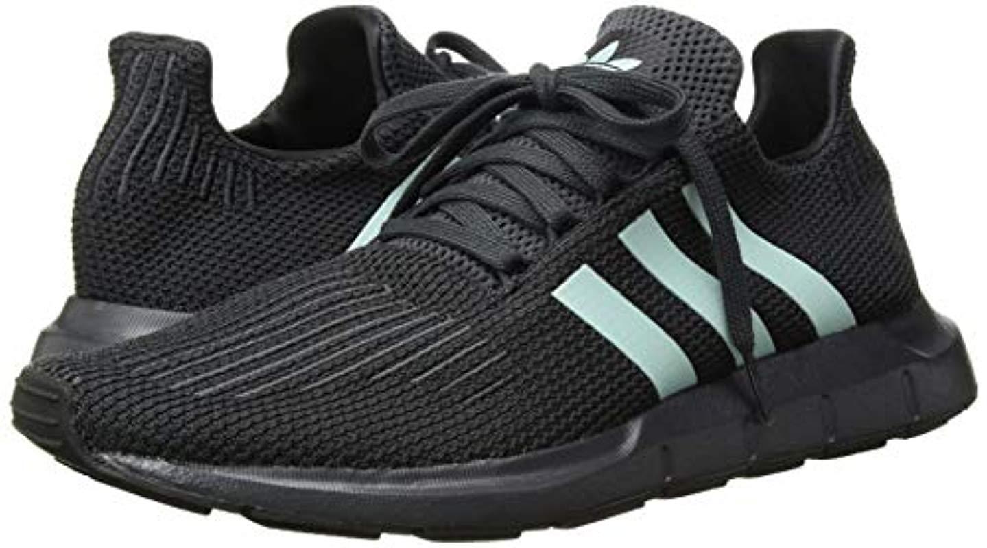 adidas swift run green and black