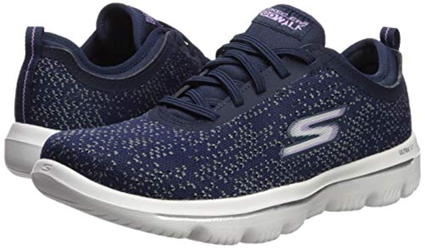 Skechers Womens Go Walk Evolution Ultra-mirable Sneaker in Blue | Lyst UK