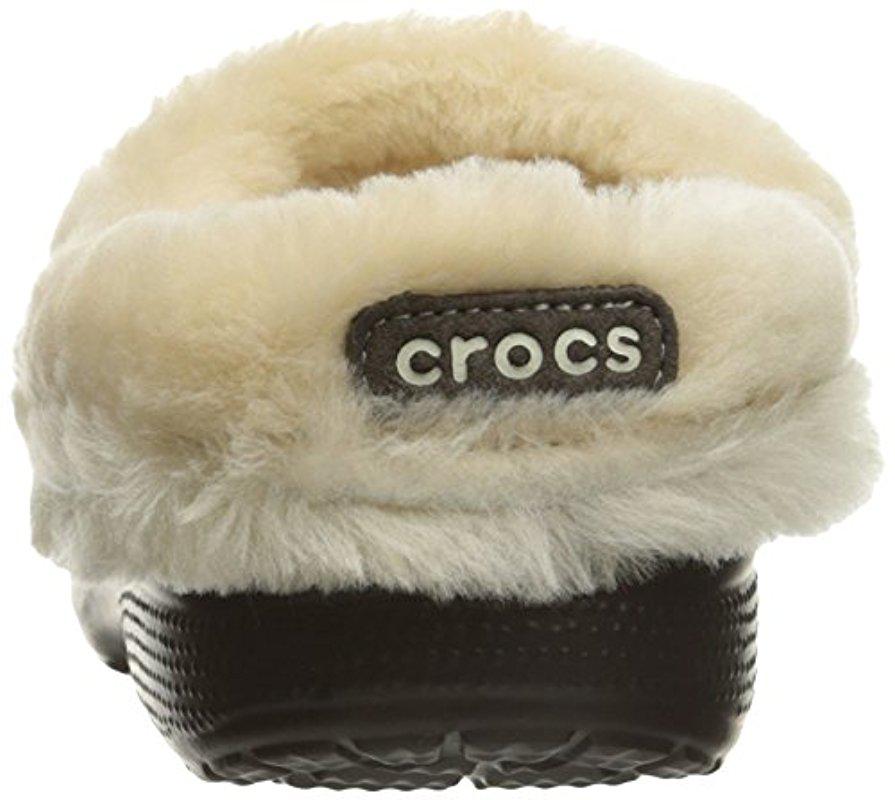 crocs unisex classic mammoth luxe clog mule