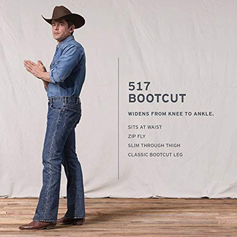 Levi s 517 Boot Cut Jean in Blue for Men Lyst UK