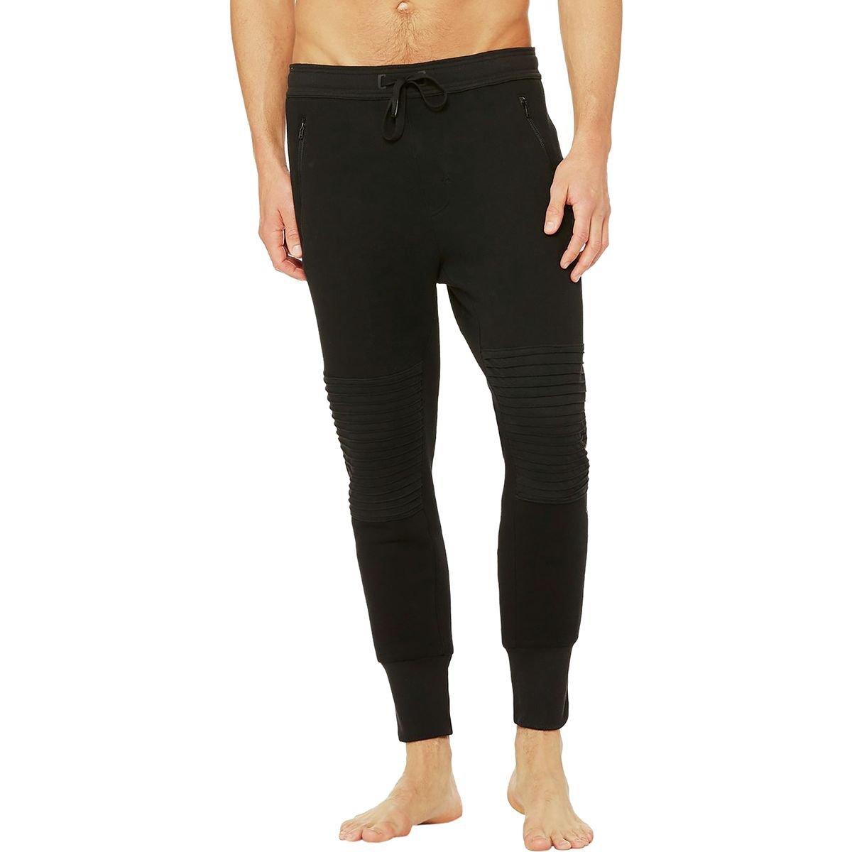 Alo Yoga Lounge Moto Jogger Pants in Black for Men