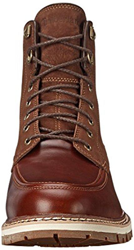 timberland britton hill moc toe boot