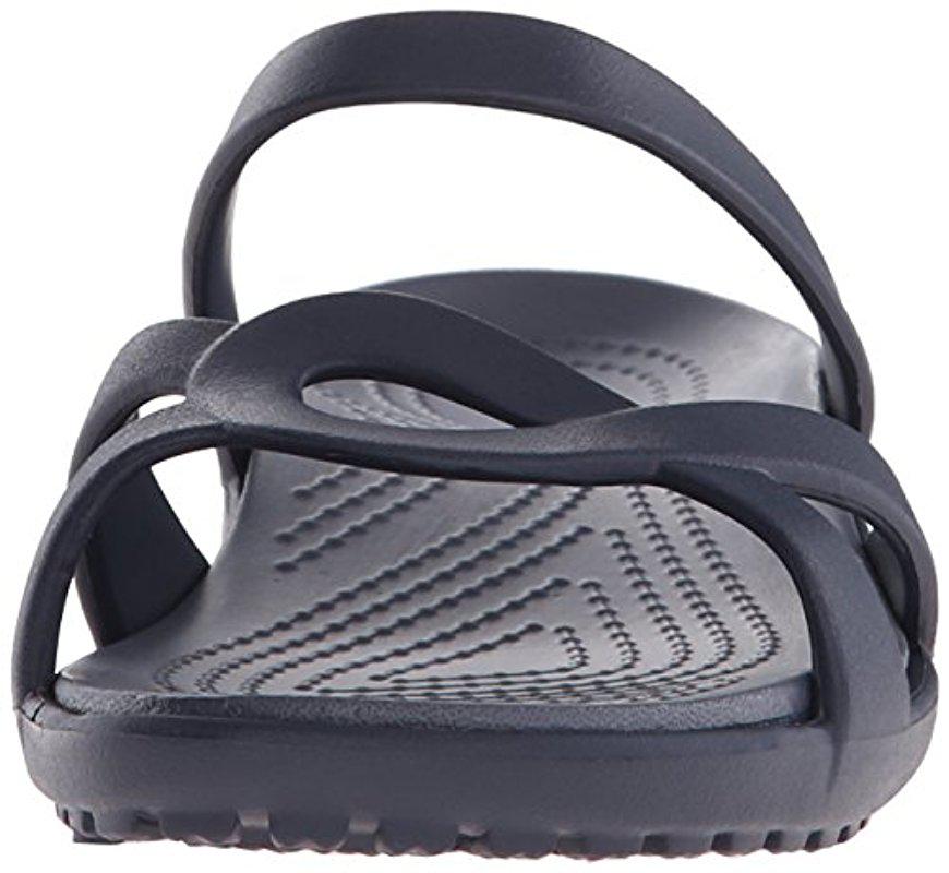 Crocs™ Meleen Twist Sandal in Blue | Lyst