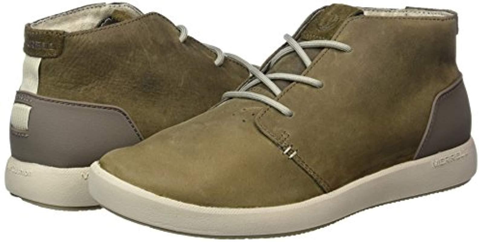 Merrell Suede 's Freewheel Chukka Boots in Green for Men - Lyst