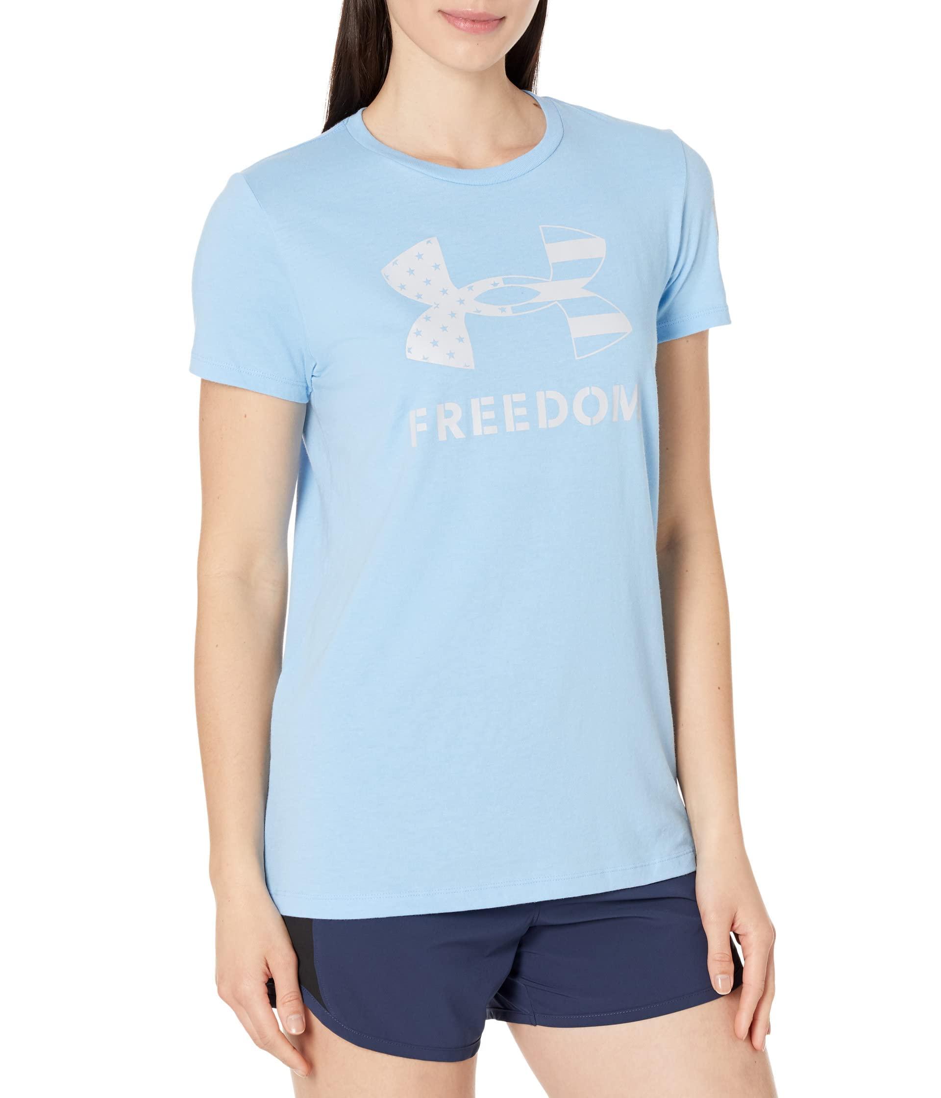 Under Armour Vrouwen Nieuw Freedom Logo T-shirt, in het Blauw | Lyst NL