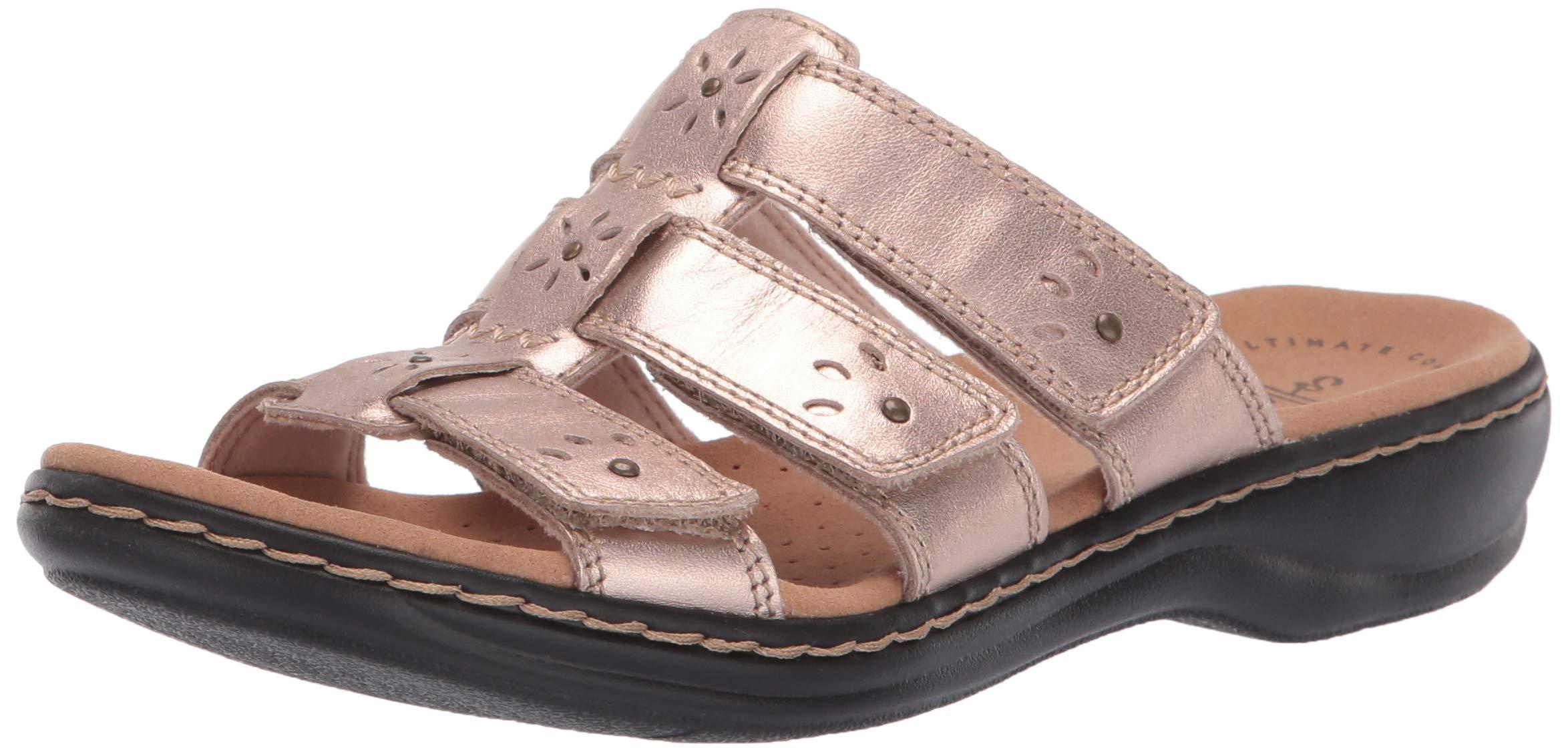 clarks rose gold sandals