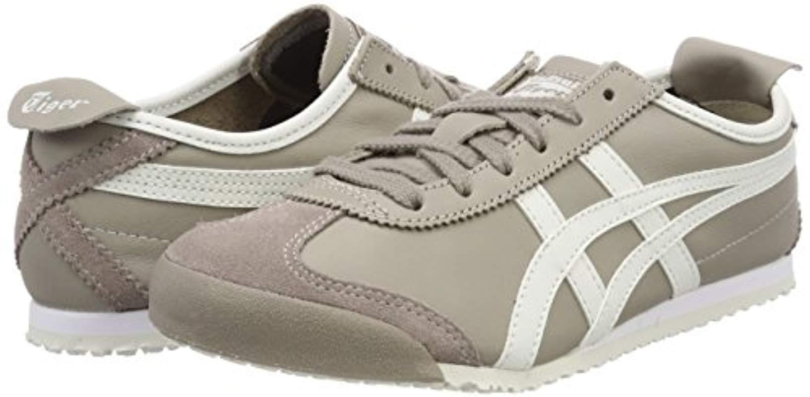 asics unisex adults’ mexico 66 low-top sneakers