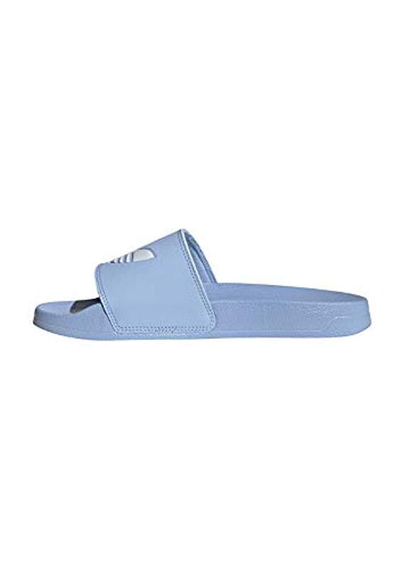 adidas blue slippers