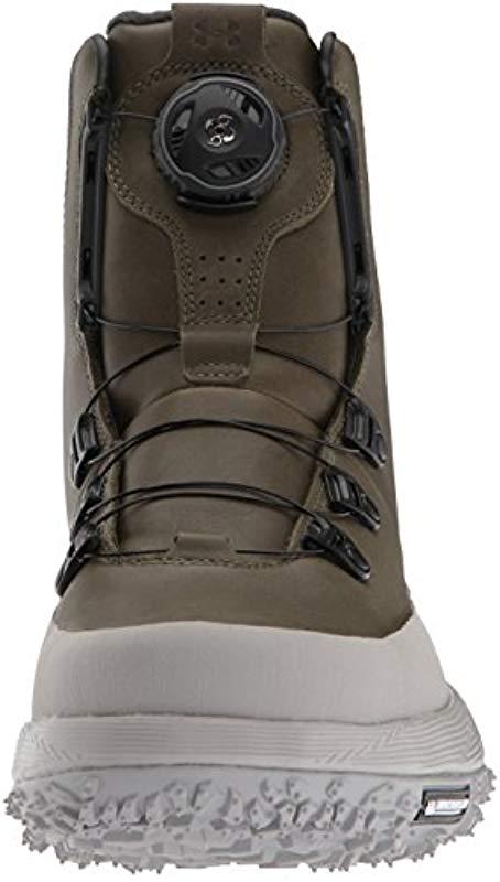 Under Armour Lace Fat Tire Govie Boa Hiking Boot, Marine Od Green  (300)/tin, 12 for Men - Lyst