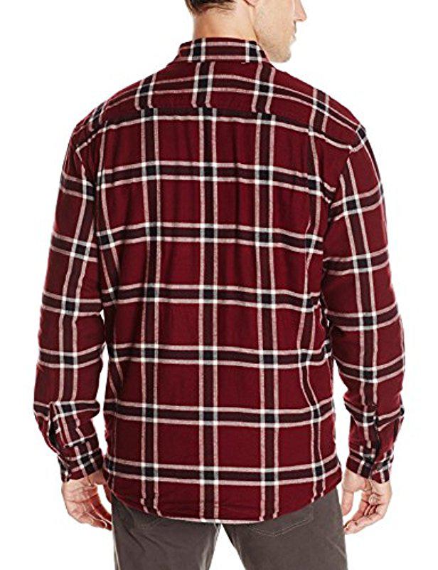 wrangler authentics heavyweight plaid fleece shirt