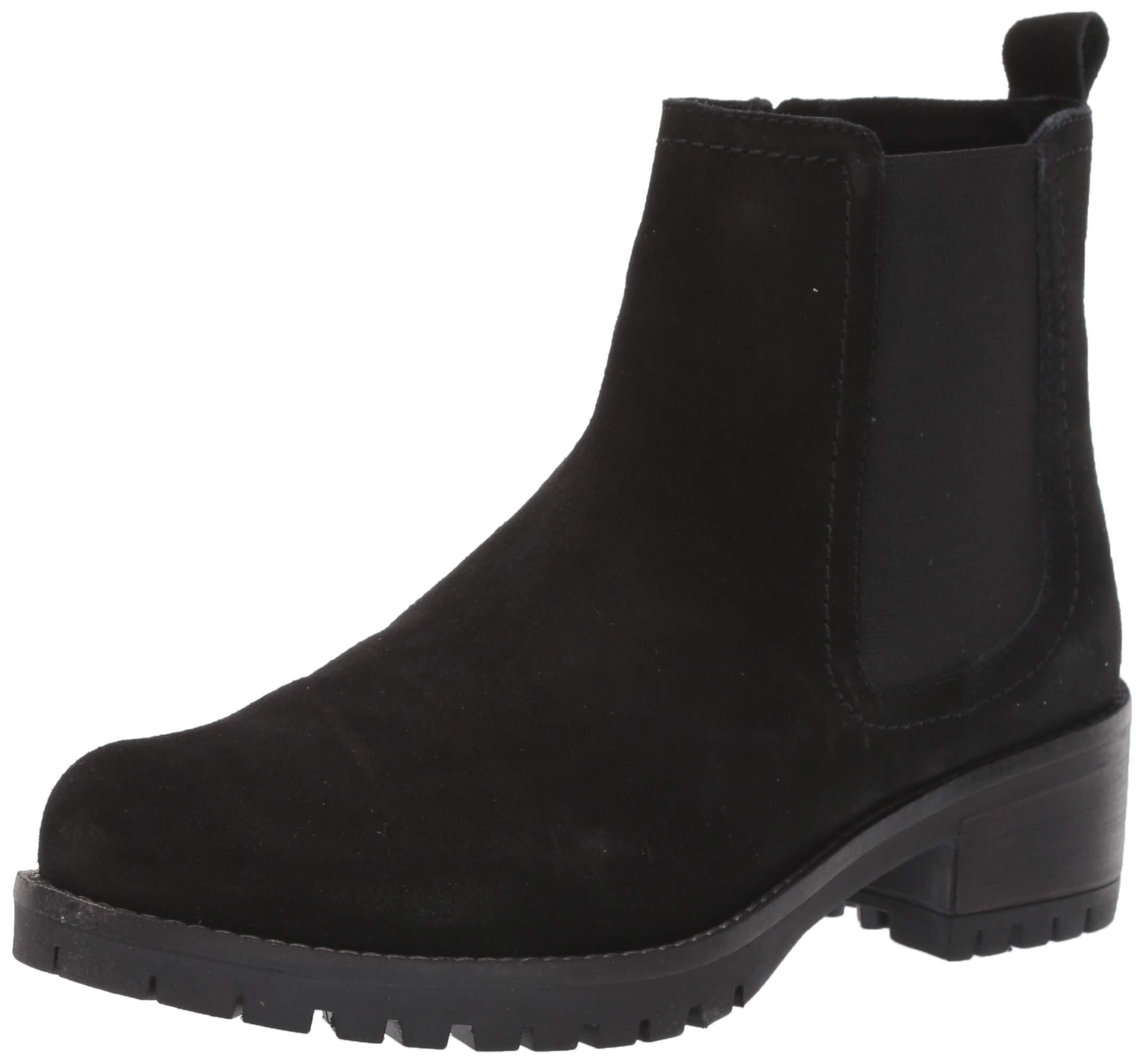 Skechers Lugnut-suede Chelsea Boot With Rubber Lug Sole Fashion in Black -  Lyst