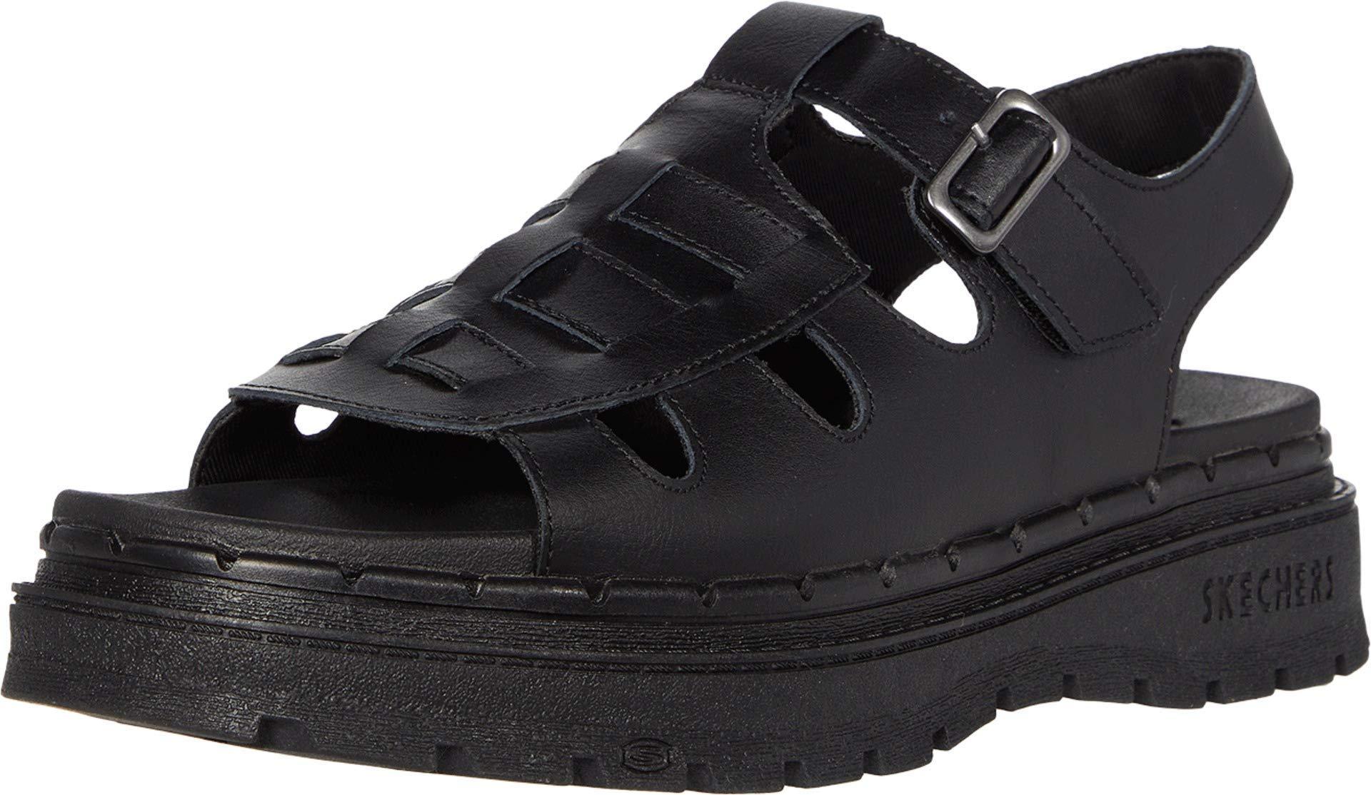 Skechers Womens Fisherman Sandal Black | Lyst