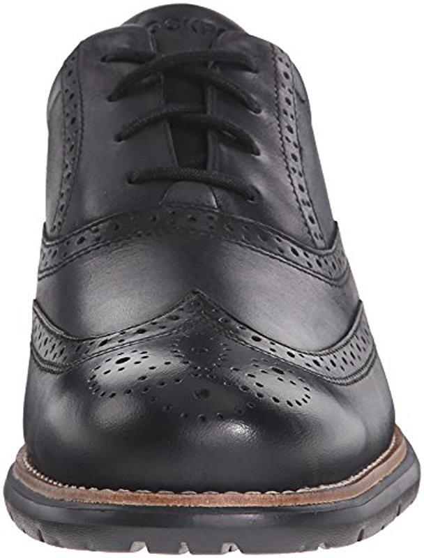rockport men's total motion fusion wingtip shoe
