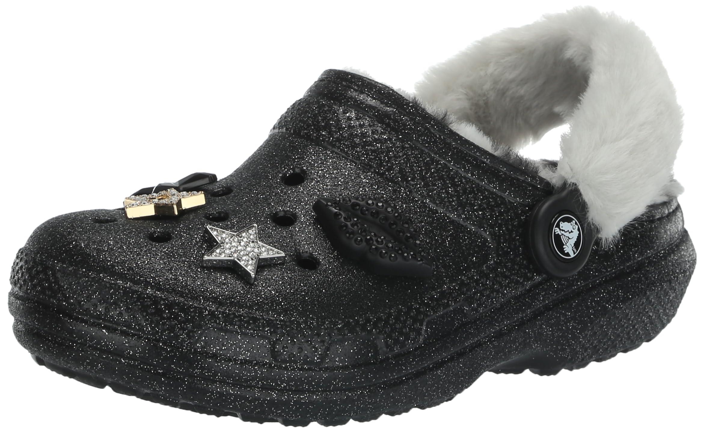 Glitter Amazon Fur Lined Crocs Buy Glitter Classic Lined Clog
