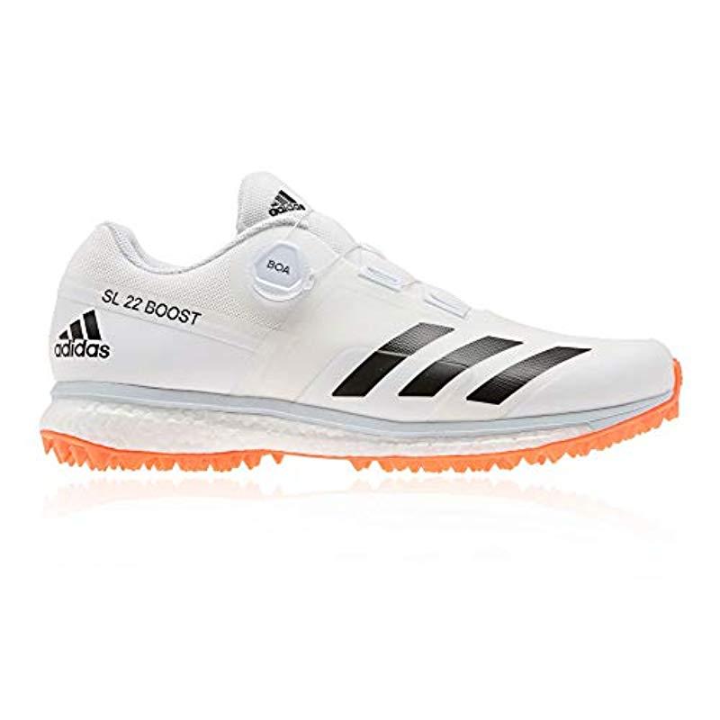 adidas white cricket shoes