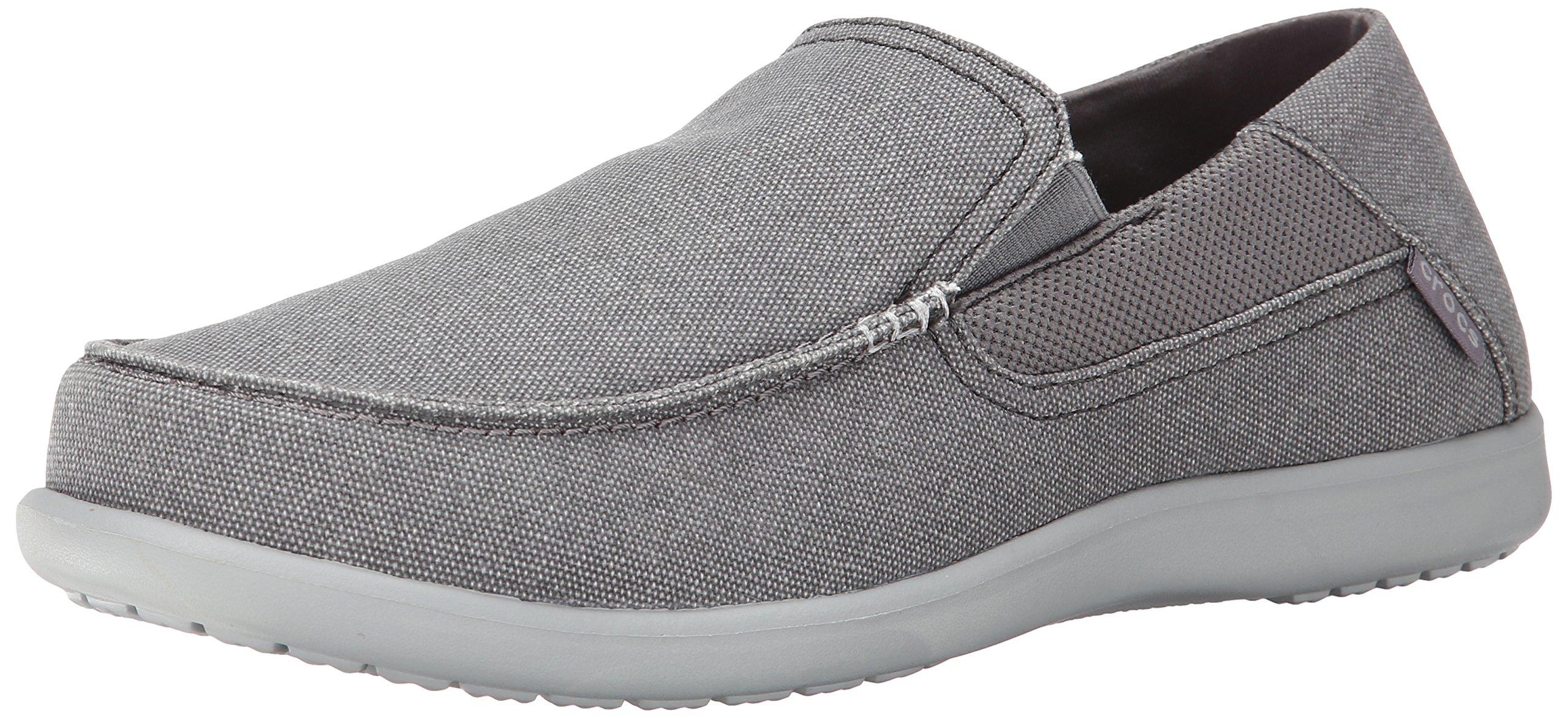 Crocs™ Santa Cruz 2 Luxe Loafer Slip-on in Charcoal/Light Grey (Gray ...