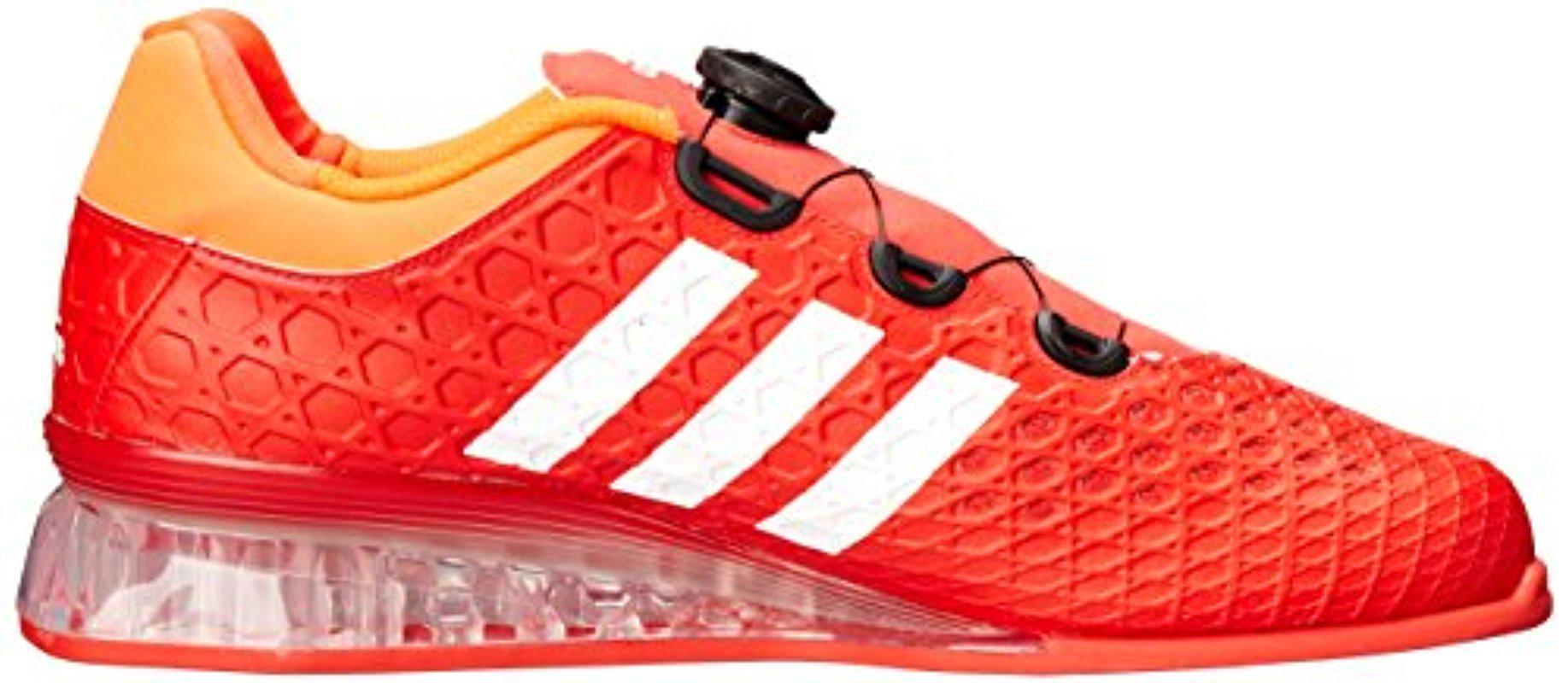 adidas Leistung 16 Weightlifting Shoes in Red for Men | Lyst