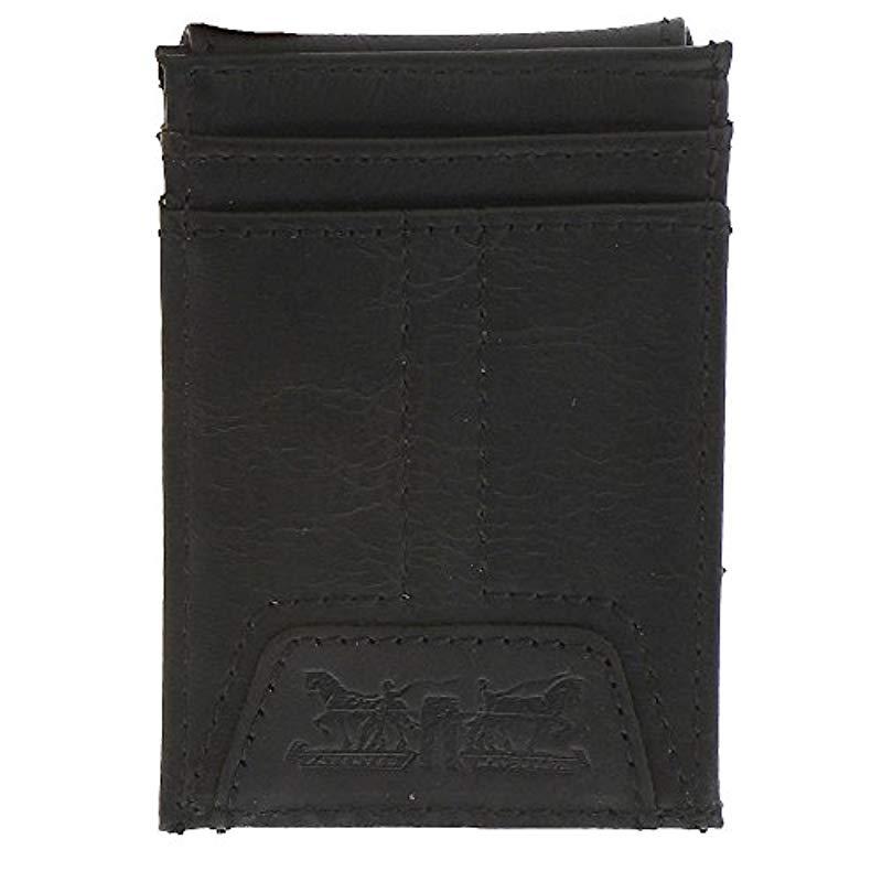 levis money clip wallet