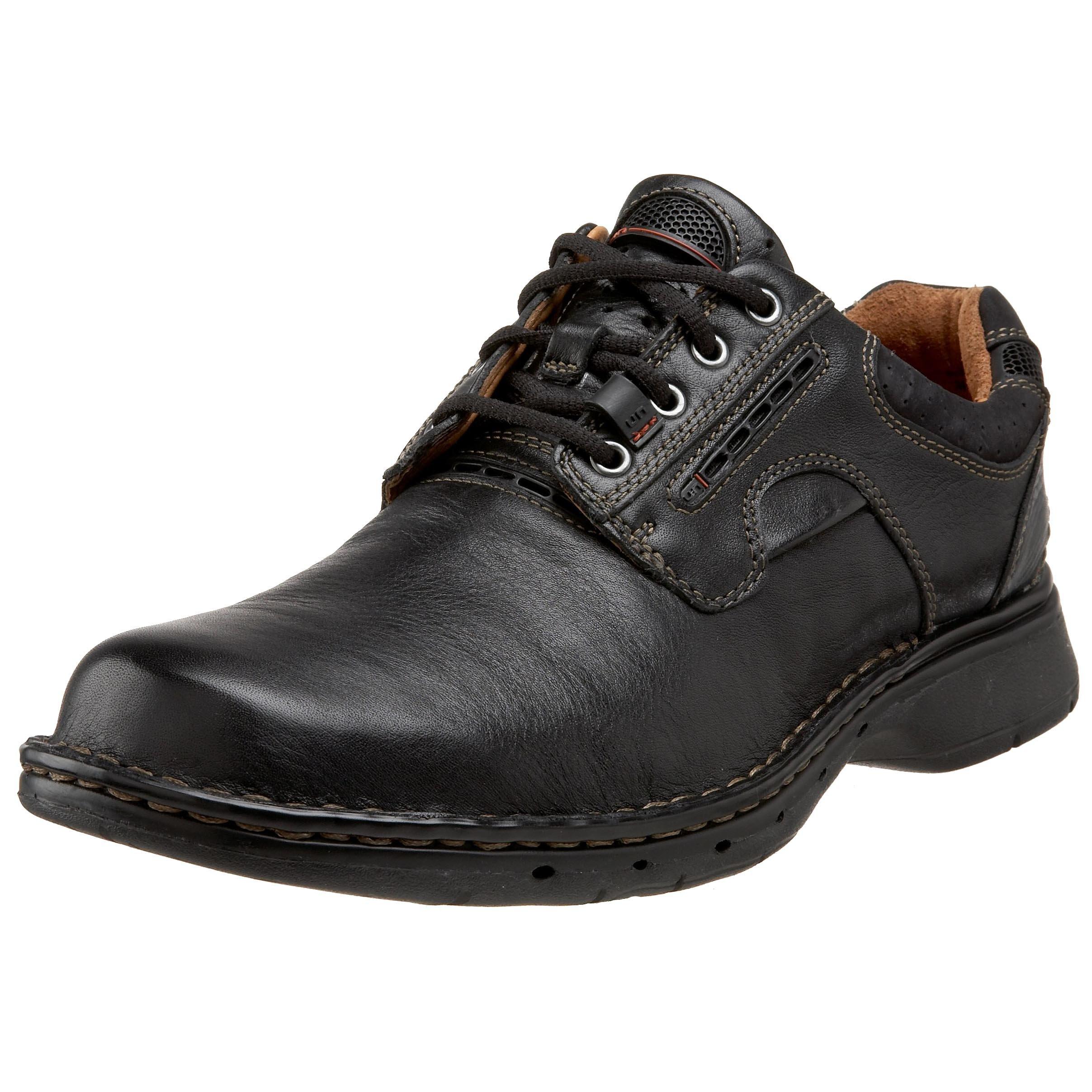 Clarks Unstructured Un.bend Casual Oxford,black,11 Xw Us for Men | Lyst