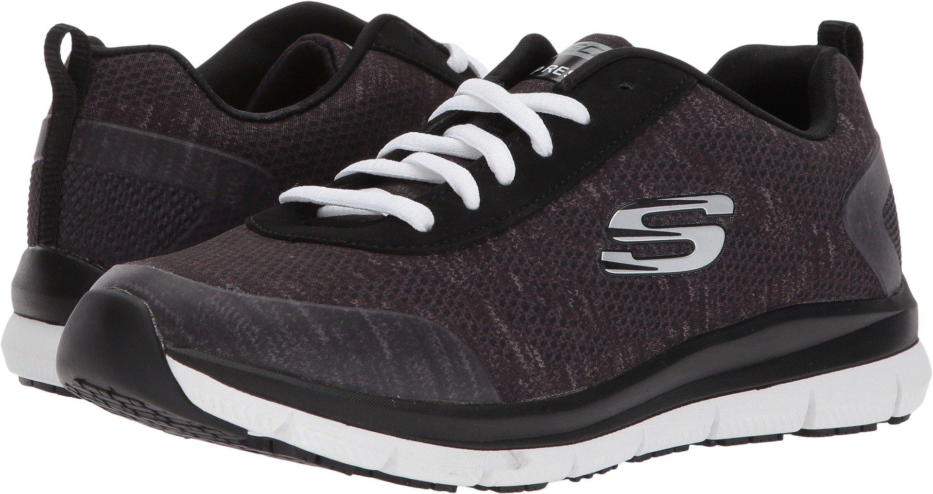 Skechers Comfort Flex Sr Hc Pro Health Care Professional Shoe,black