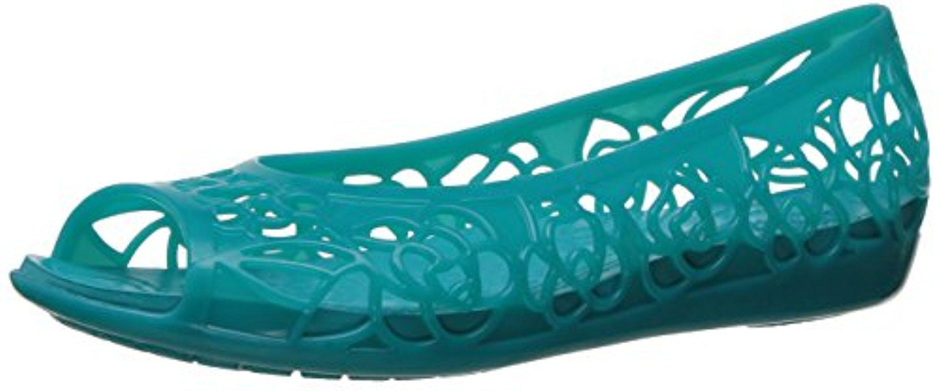crocs jelly flat