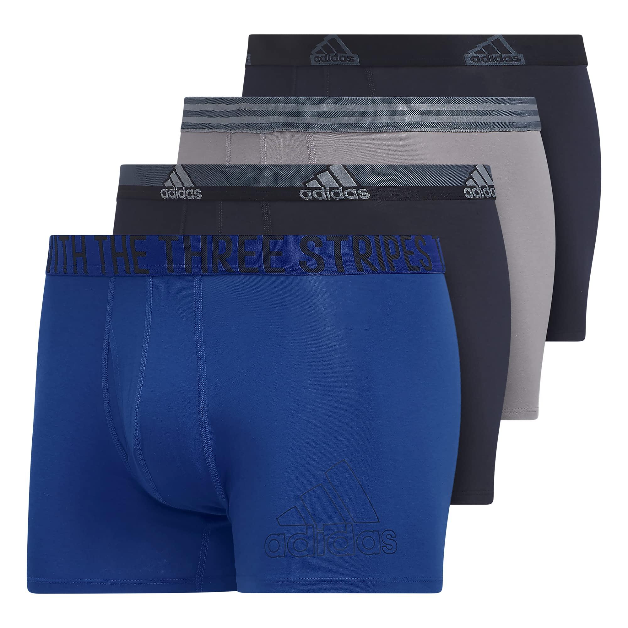 adidas Stretch Cotton Trunk Underwear in Blue for Men | Lyst