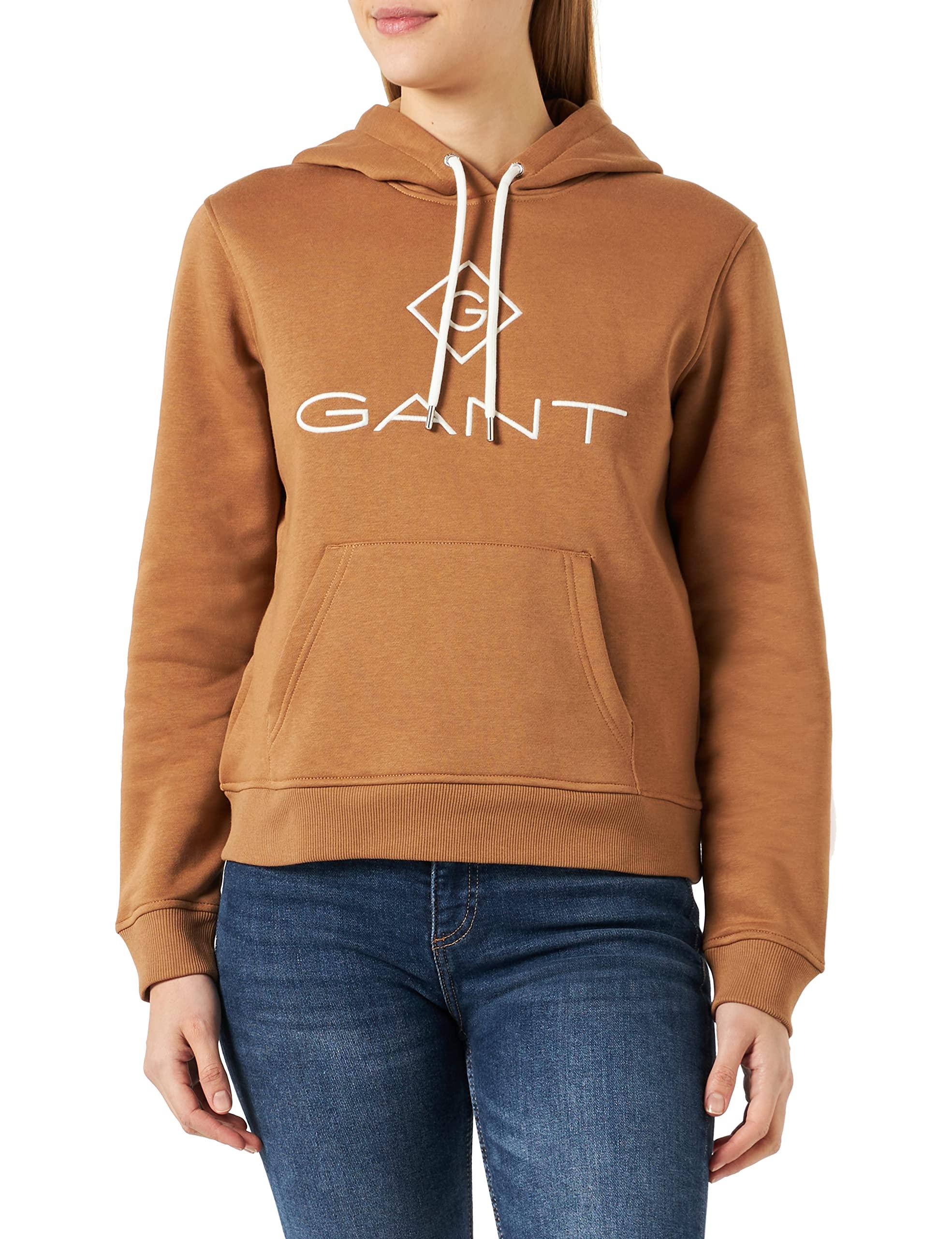 GANT Lock Up Sweat Hoodie Hooded Sweatshirt in Blue | Lyst UK