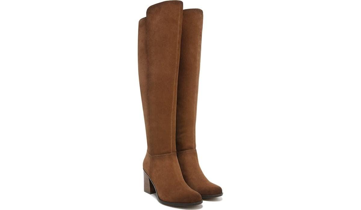 Naturalizer Suede Kyrie Over-the-knee Boot in Black | Lyst
