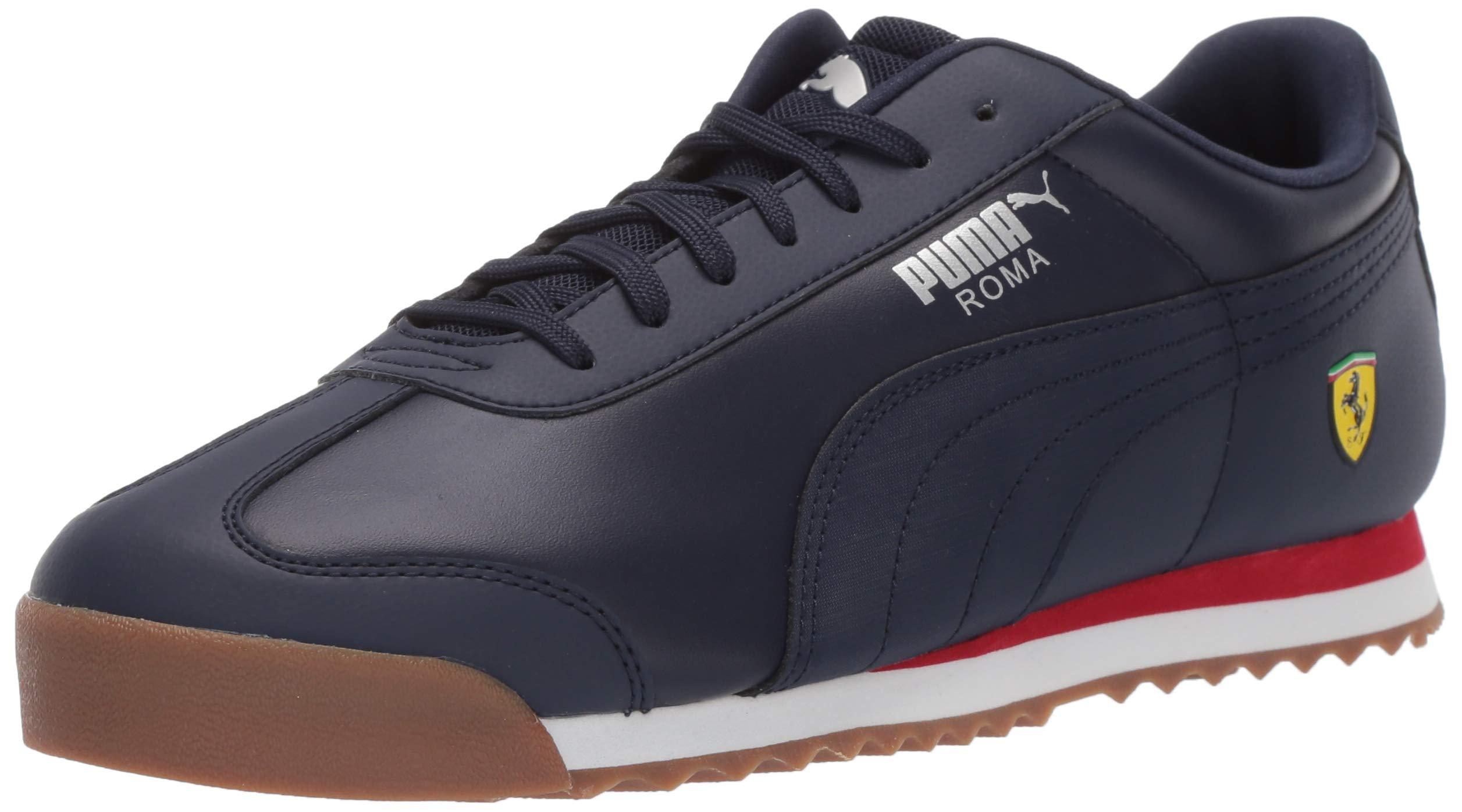 puma ferrari shoes high top blue