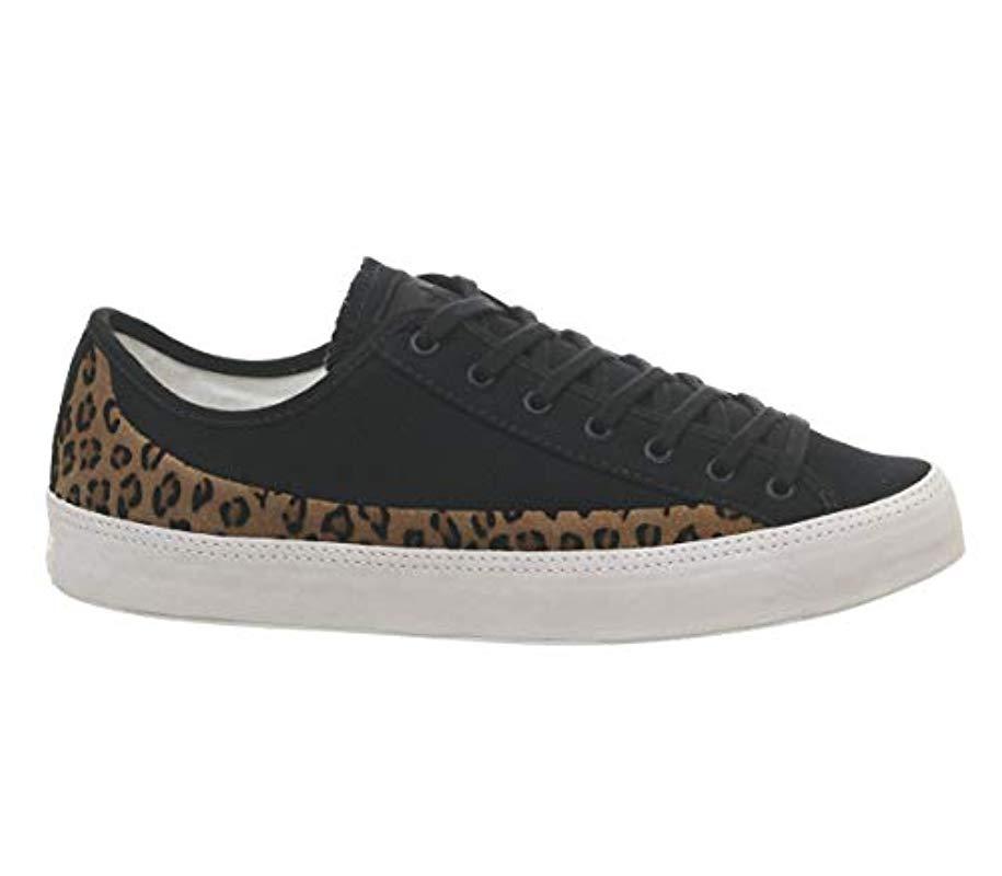 converse sasha ox black leopard